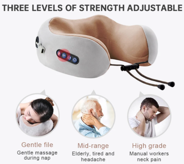 Travel Pillow Electric Massager - Image 3